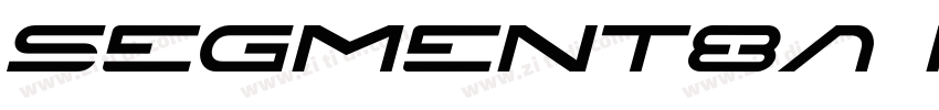 Segment8A Italic字体转换